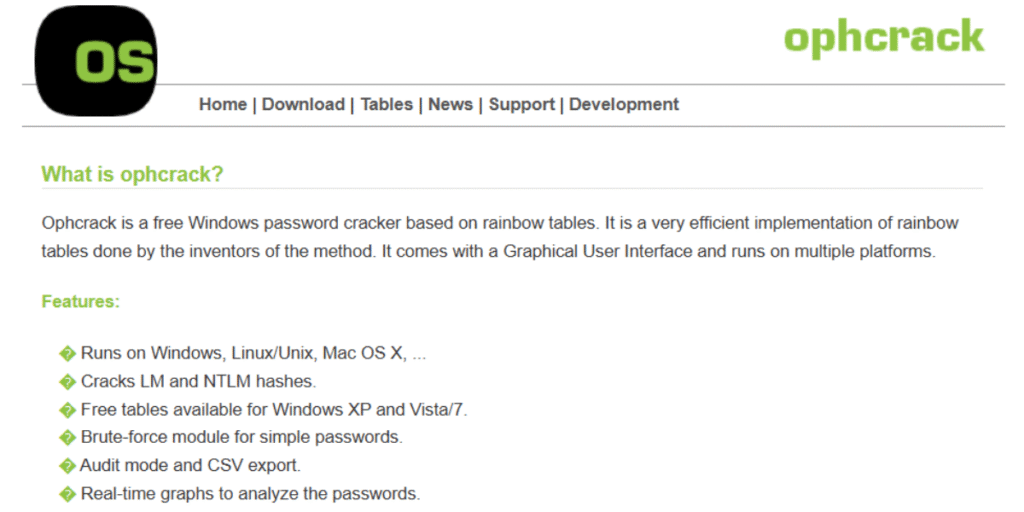 Password Recovery Tools