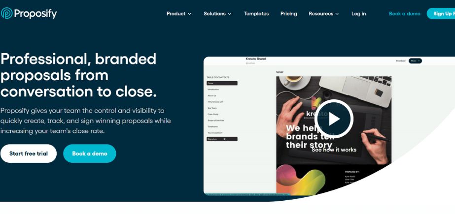 Proposify - Proposal Software Tools