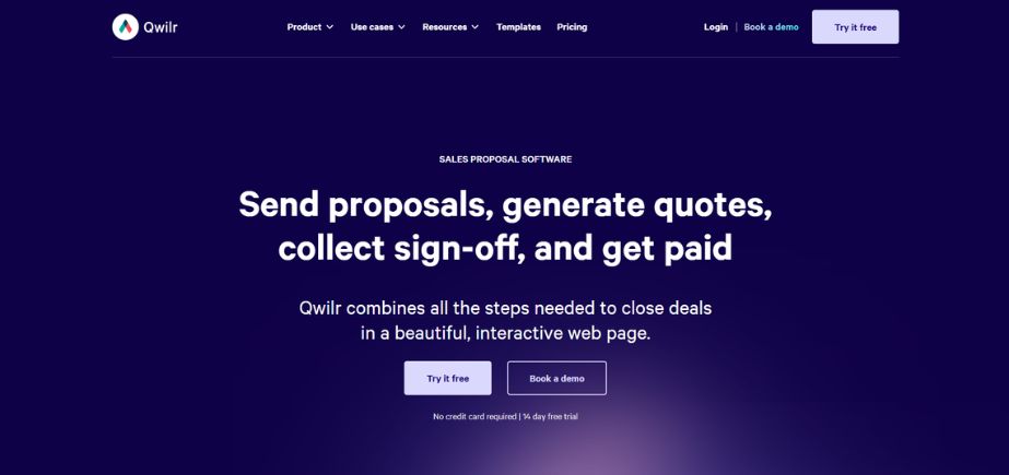 Qwilr - Proposal Software Tools
