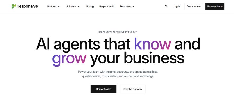 Responsive - Proposal Software Tools
