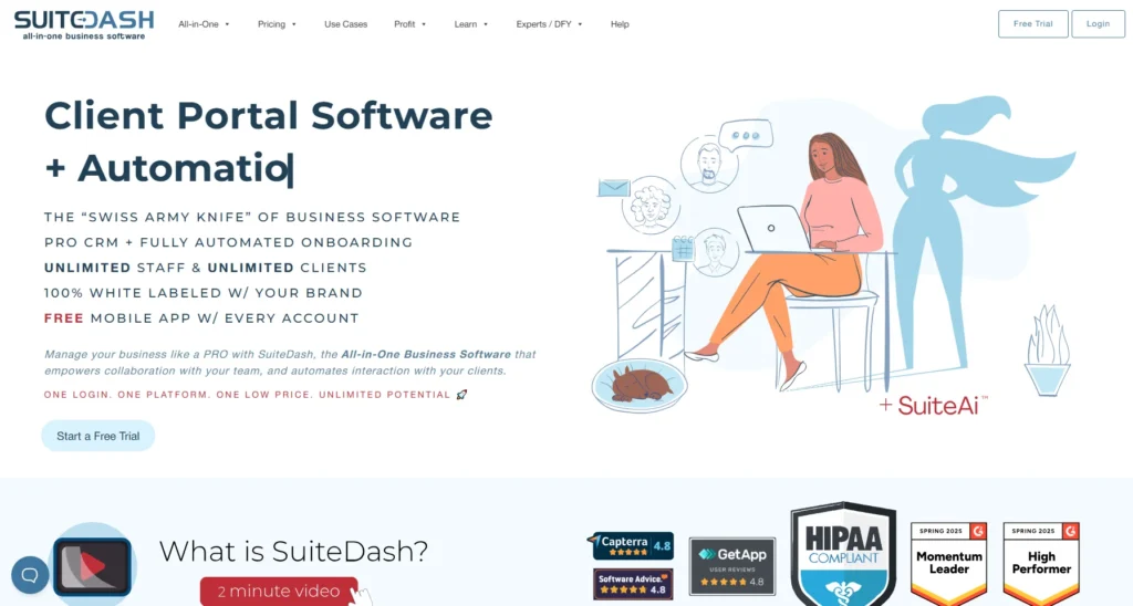 SuiteDash-Client & Customer Portal Software
