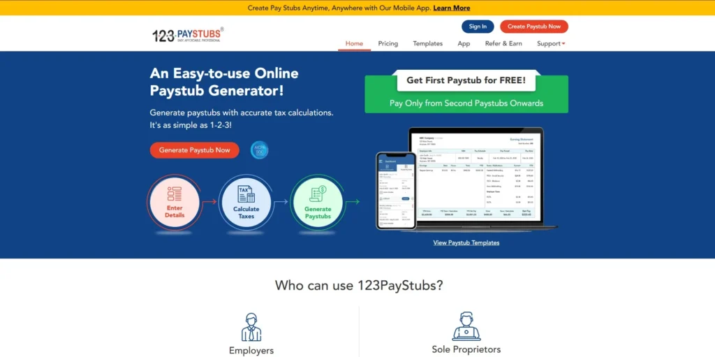 123paystubs-PayStub Generators