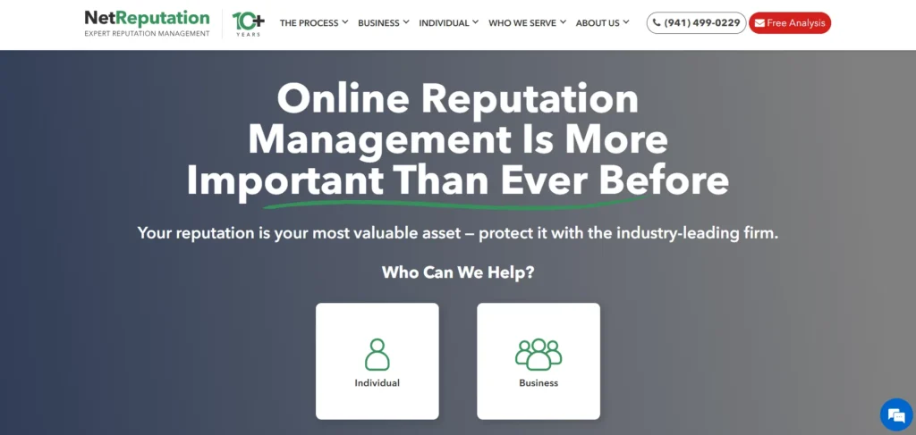 Online Reputation Management Tool - NetReputation