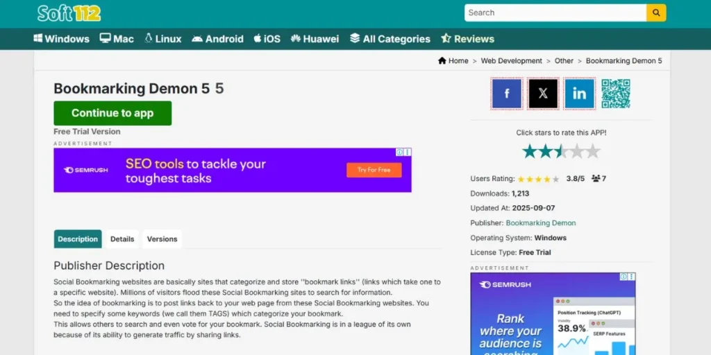 Tools for Social Bookmarking