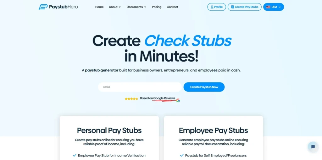 PayStubHero-PayStub Generators