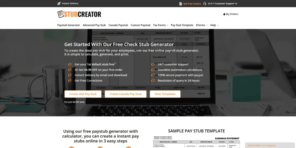 stubcreator-PayStub Generators