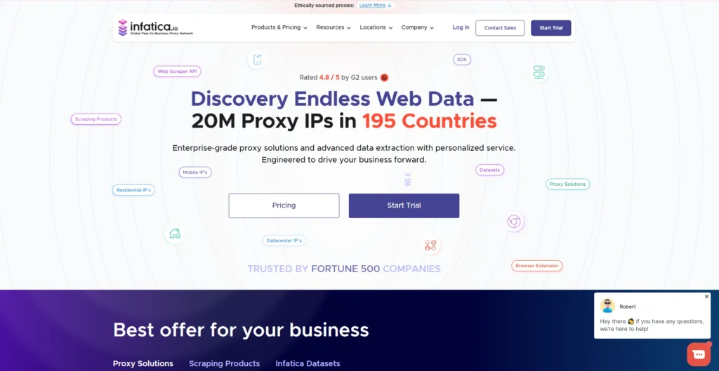 Infatica-Proxy for Facebook
