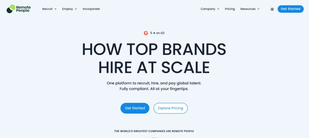 EOR Company in India - Remote People