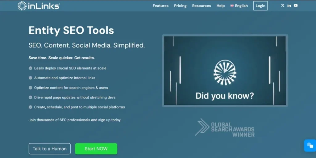 Internal Linking Tool - InLinks