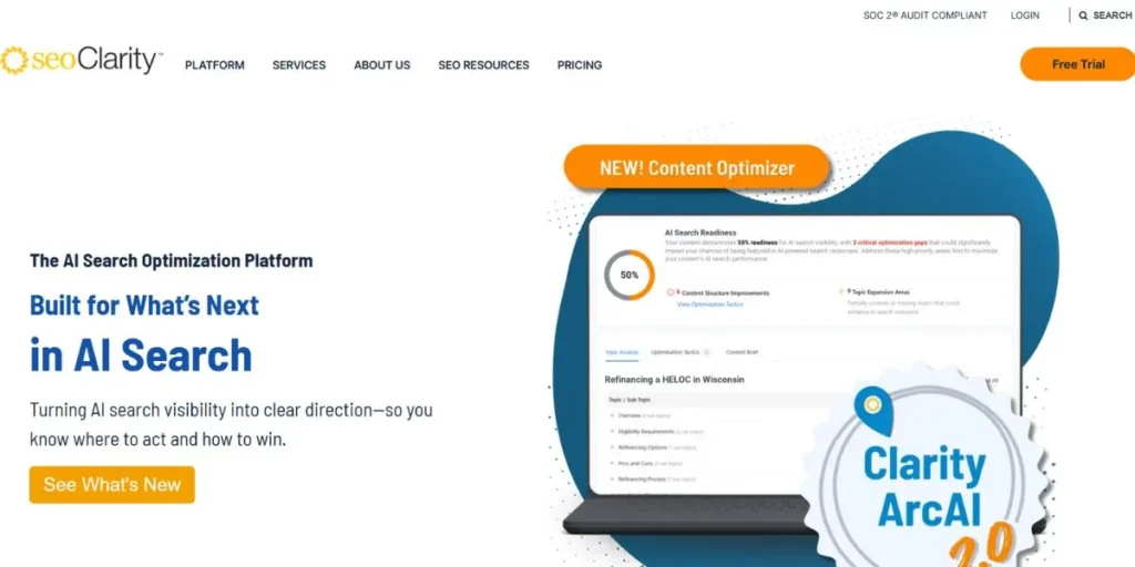 Internal Linking Tool - SEOClarity