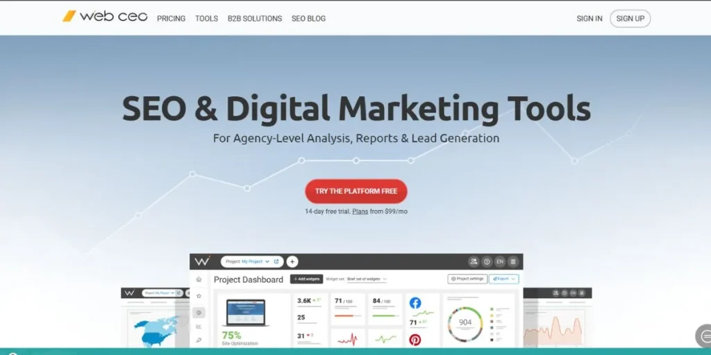 Internal Linking Tool - WebCEO
