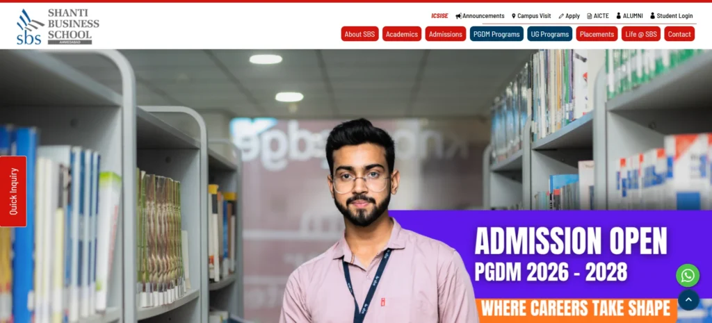 MBA Colleges in Ahmedabad Shanti Business School