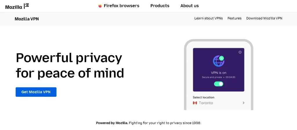 Mozilla VPN-VPN for iOS