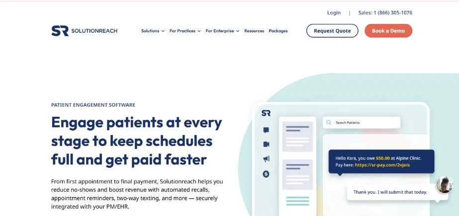 Solutionreach - Digital Marketing Platforms for Hospitals