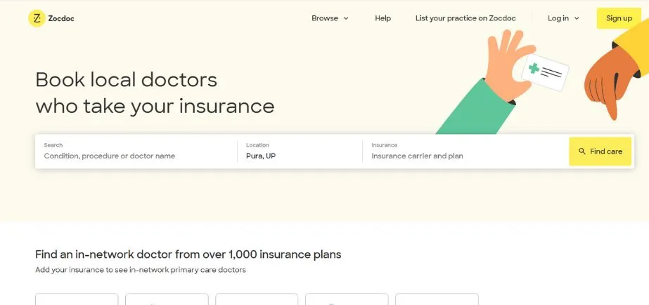 Zocdoc - Digital Marketing Platforms for Hospitals