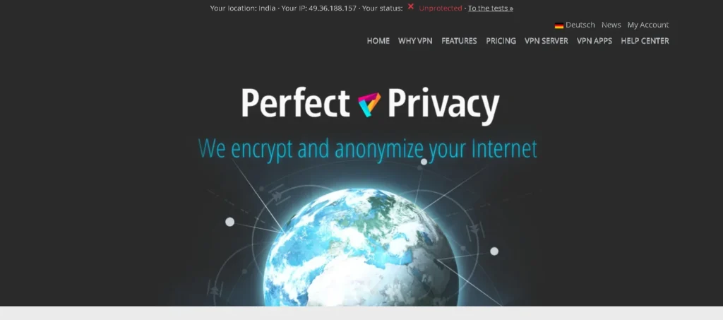 perfect-privacy-VPN for Linux