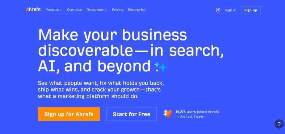 Ahrefs - PPC Tools and Software