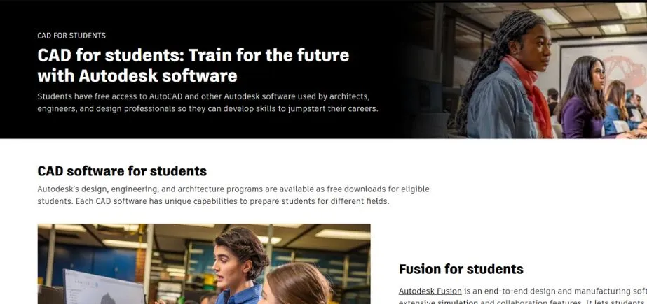 AutoCAD Student Version - Free CAD Software