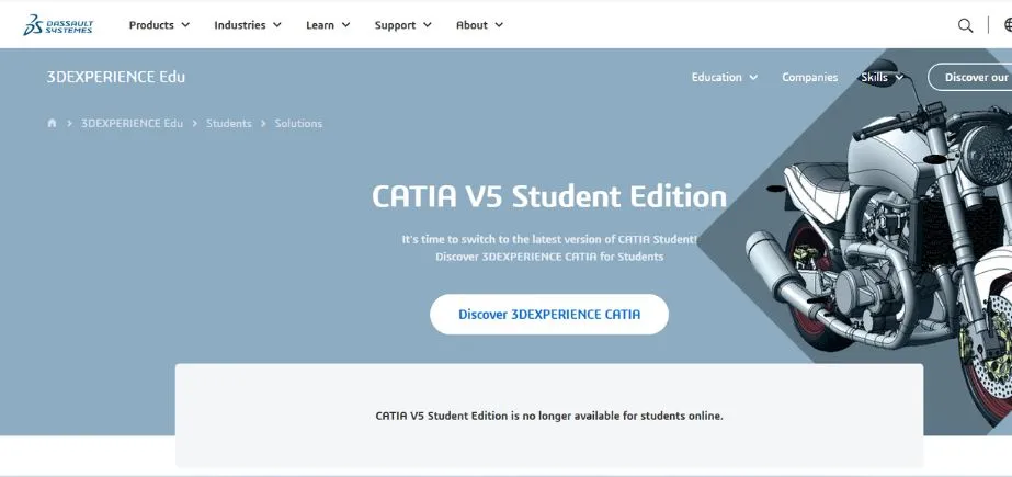 CATIA Student Edition - Free CAD Software