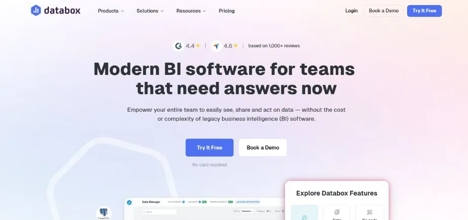 Databox - PPC Tools and Software