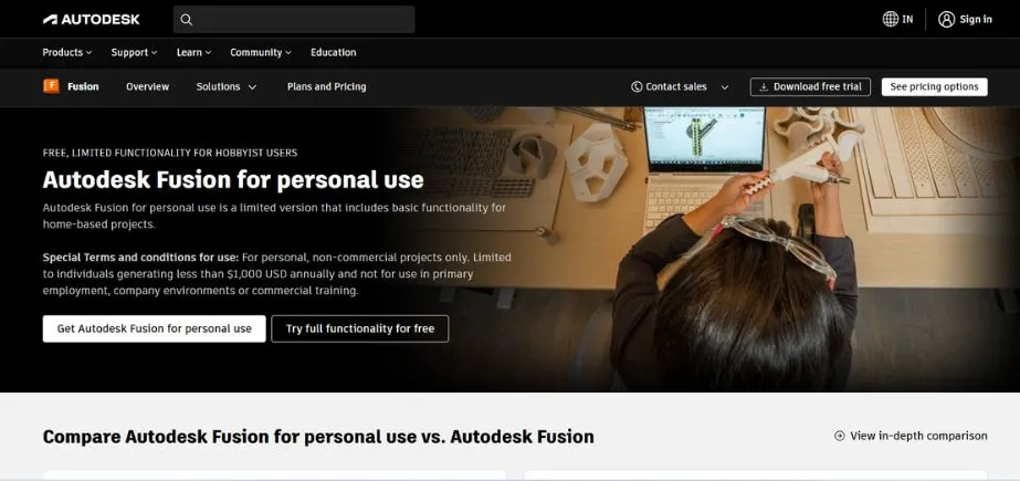 Fusion 360 - Free CAD Software
