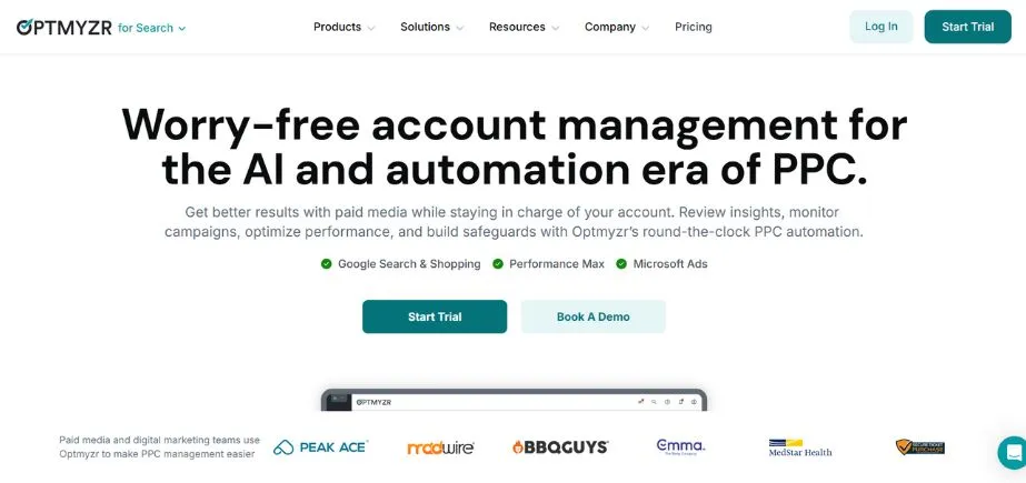 Optmyzr - PPC Tools and Software