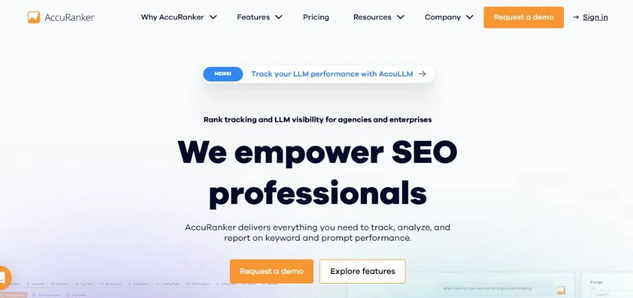 SE Ranking Alternatives - AccuRanker