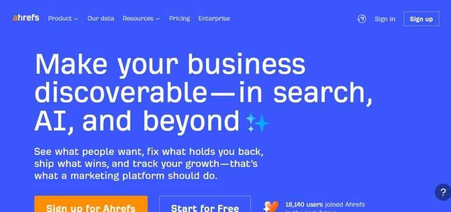 SE Ranking Alternatives - Ahrefs