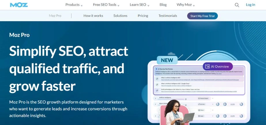 SE Ranking Alternatives - Moz Pro