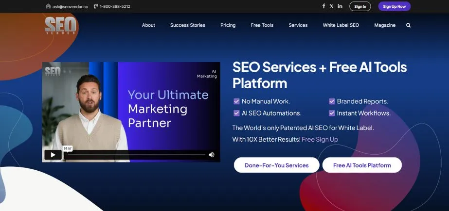 SEO Vendor - SEO for Lead Generation