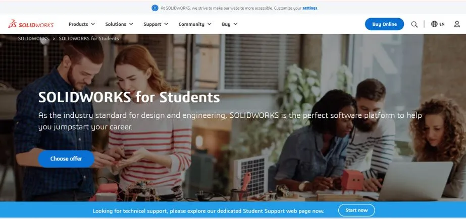 SolidWorks Student Edition - Free CAD Software