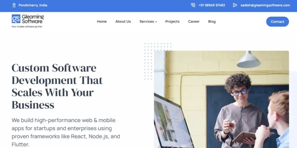 Gleaming Software - IT Companies in Pondicherry