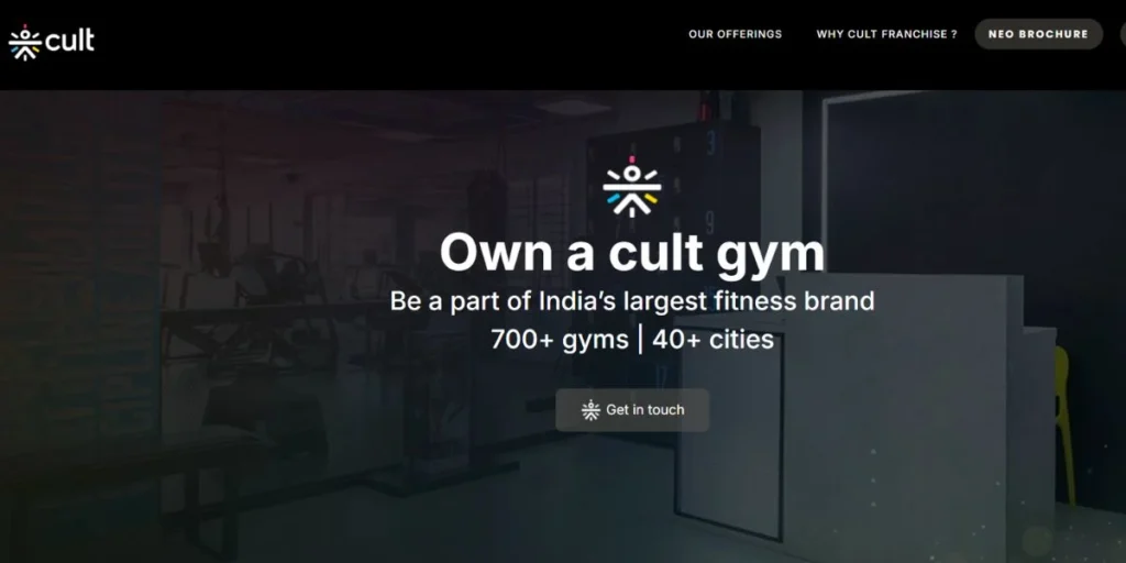 Cult.fit - Top Gym Franchise In India