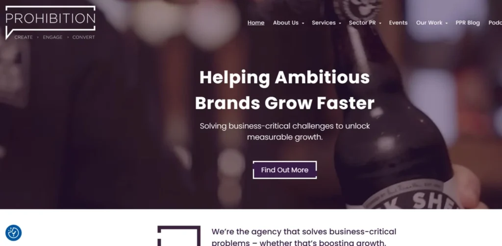 SEO Companies in Huddersfield -Prohibition PR & Digital