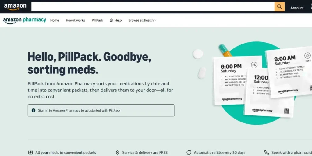 PillPack by Amazon Pharmacy - Medical Courier Apps in USA