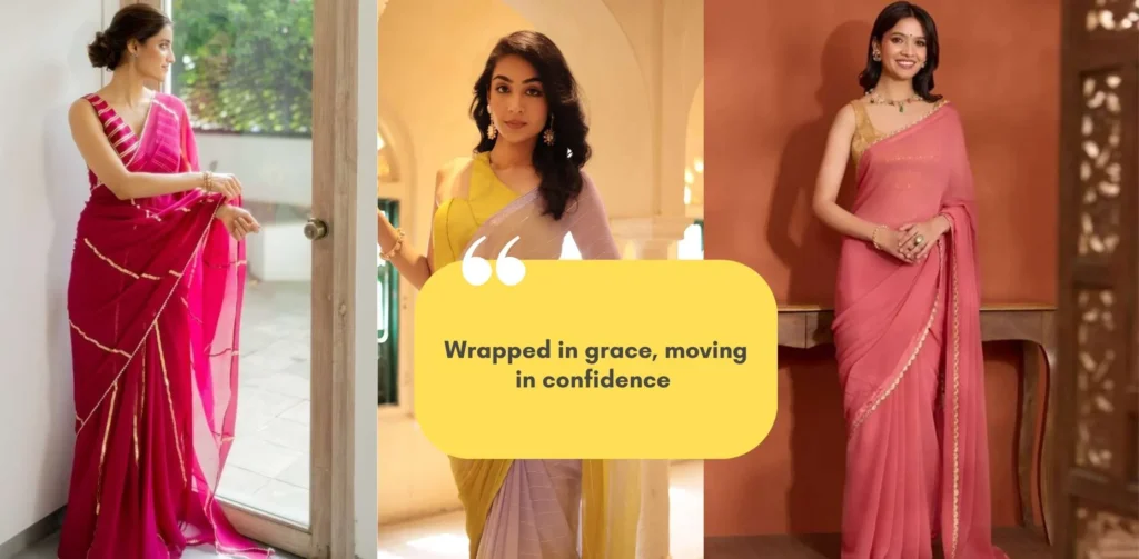 Saree Captions for Instagram