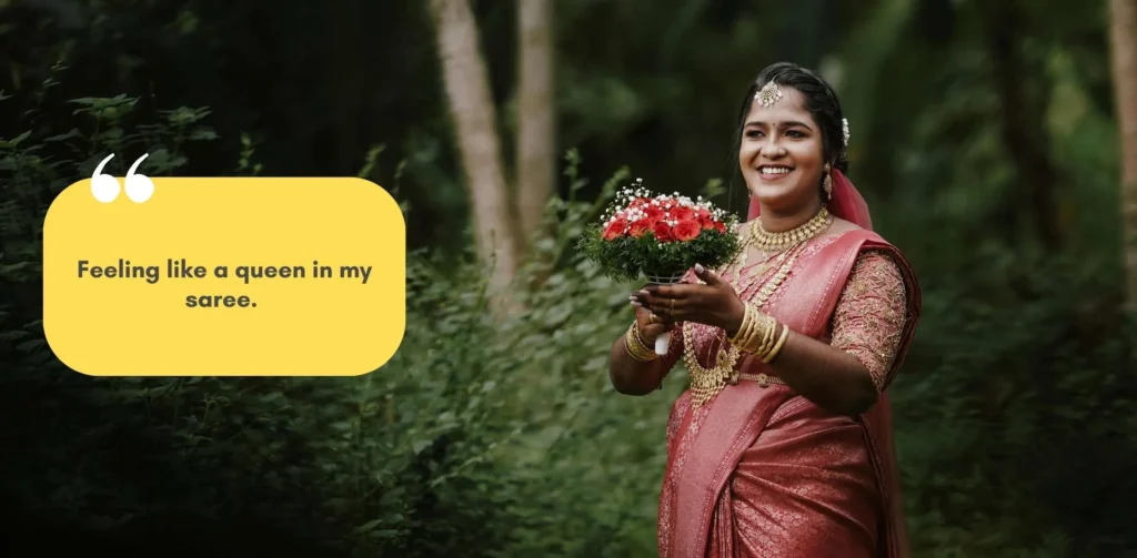 Saree Captions for Instagram