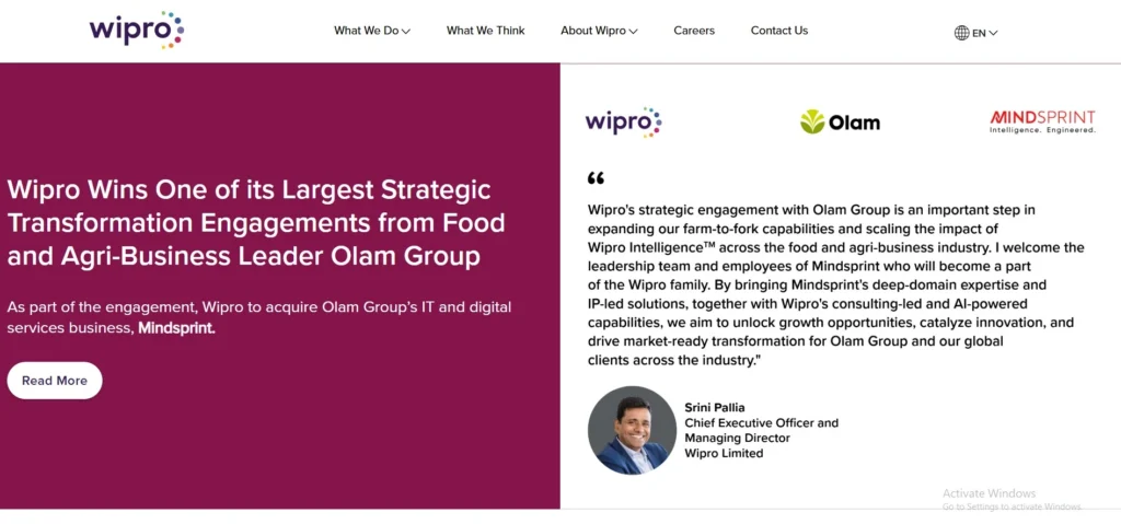 10 Best IT Companies In Coimbatore For Software Development IT Company In Coimbatore- Wipro