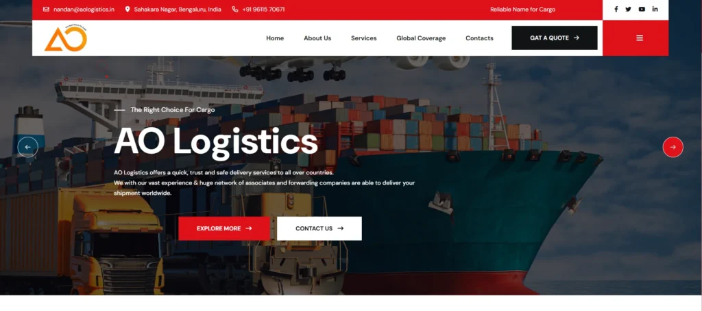 Logistics Companies in Bangalore - AO Logistics