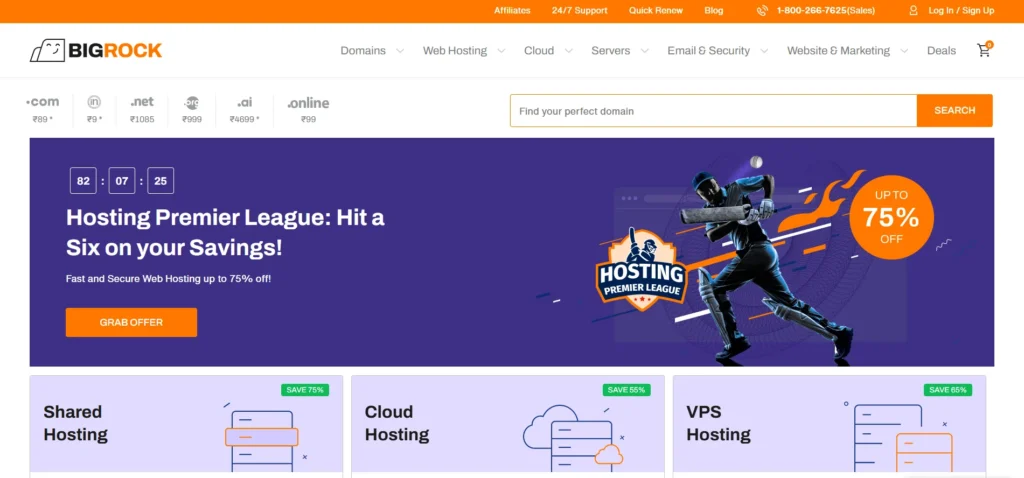 Hosting Providers in India - BigRock