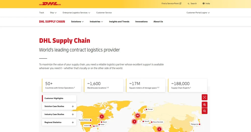 DHL Supply Chain India – Pune Operations-Logistics Companies in Pune