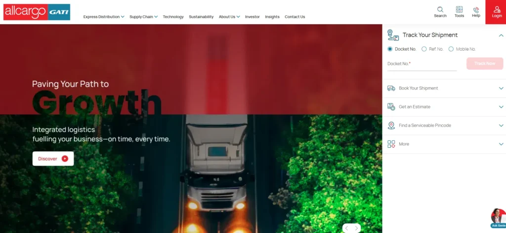 Gati Limited – Pune Branch- Logistics Companies in Pune
