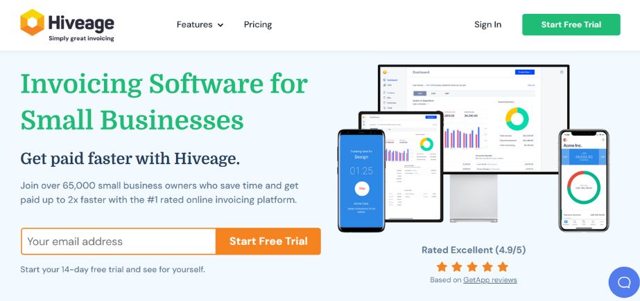 Invoicing Software - Hiveage