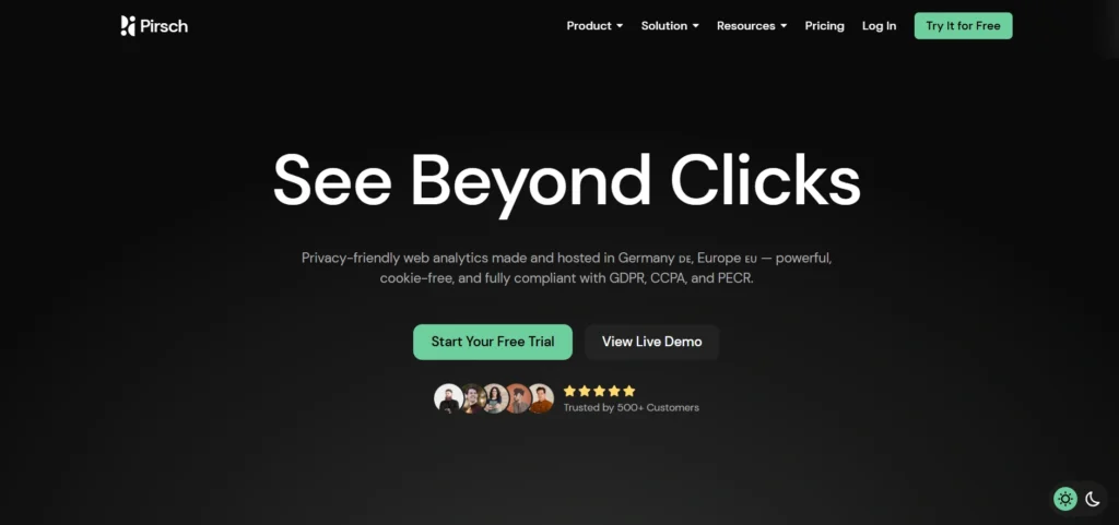 google analytics alternatives-Pirsch Analytics 