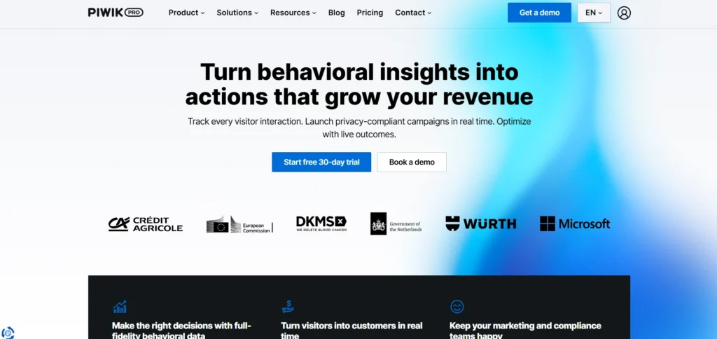 google analytics alternatives- Piwik PRO 