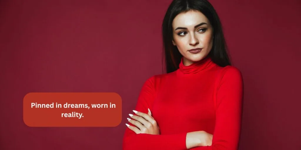 caption for red dress pinterest Red Dress Quotes for Instagram