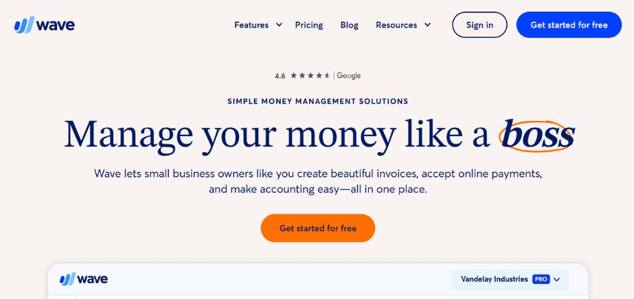 Invoicing Software - Wave