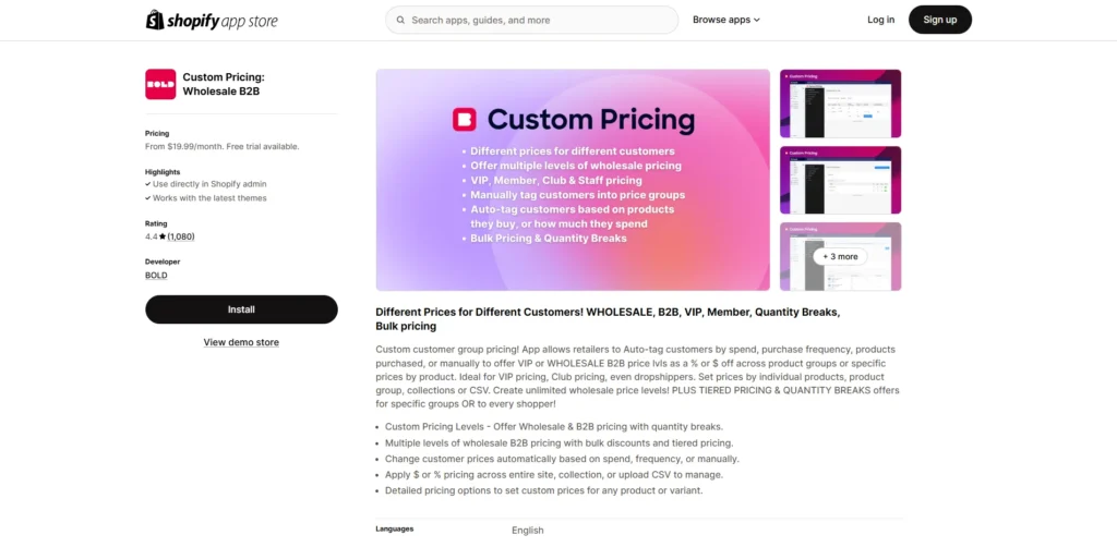 Shopify Wholesale Apps - Wholesale & Custom Pricing