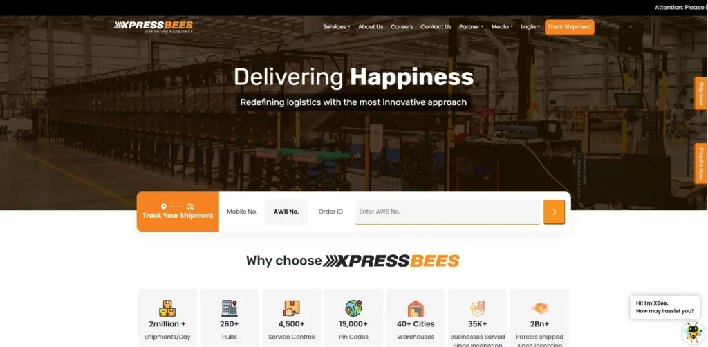 Logistics Companies in India - Xpressbees