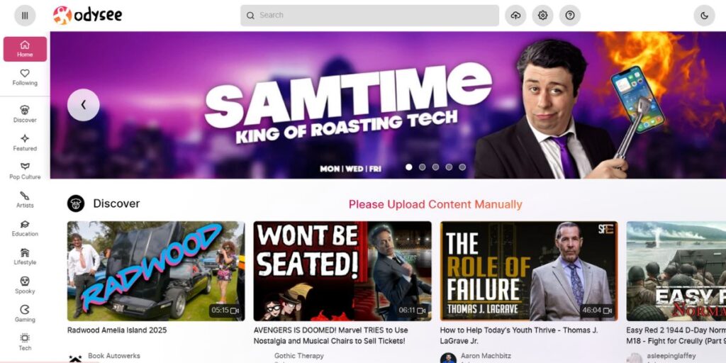 YouTube-Alternatives-Odysee
